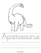 dinosaur worksheet kindergarten