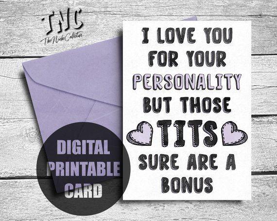 dirty printable anniversary cards