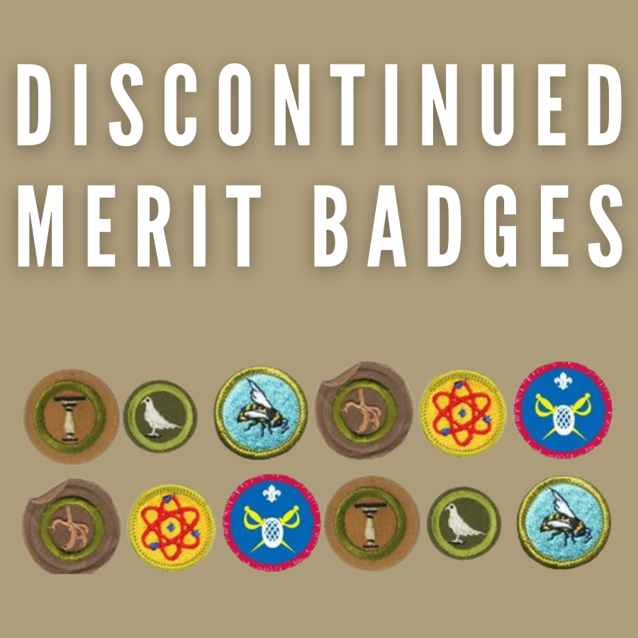 discontinued merit badges