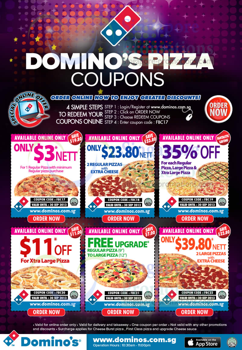 discount vouchers dominos