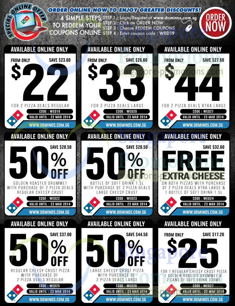 discount vouchers dominos
