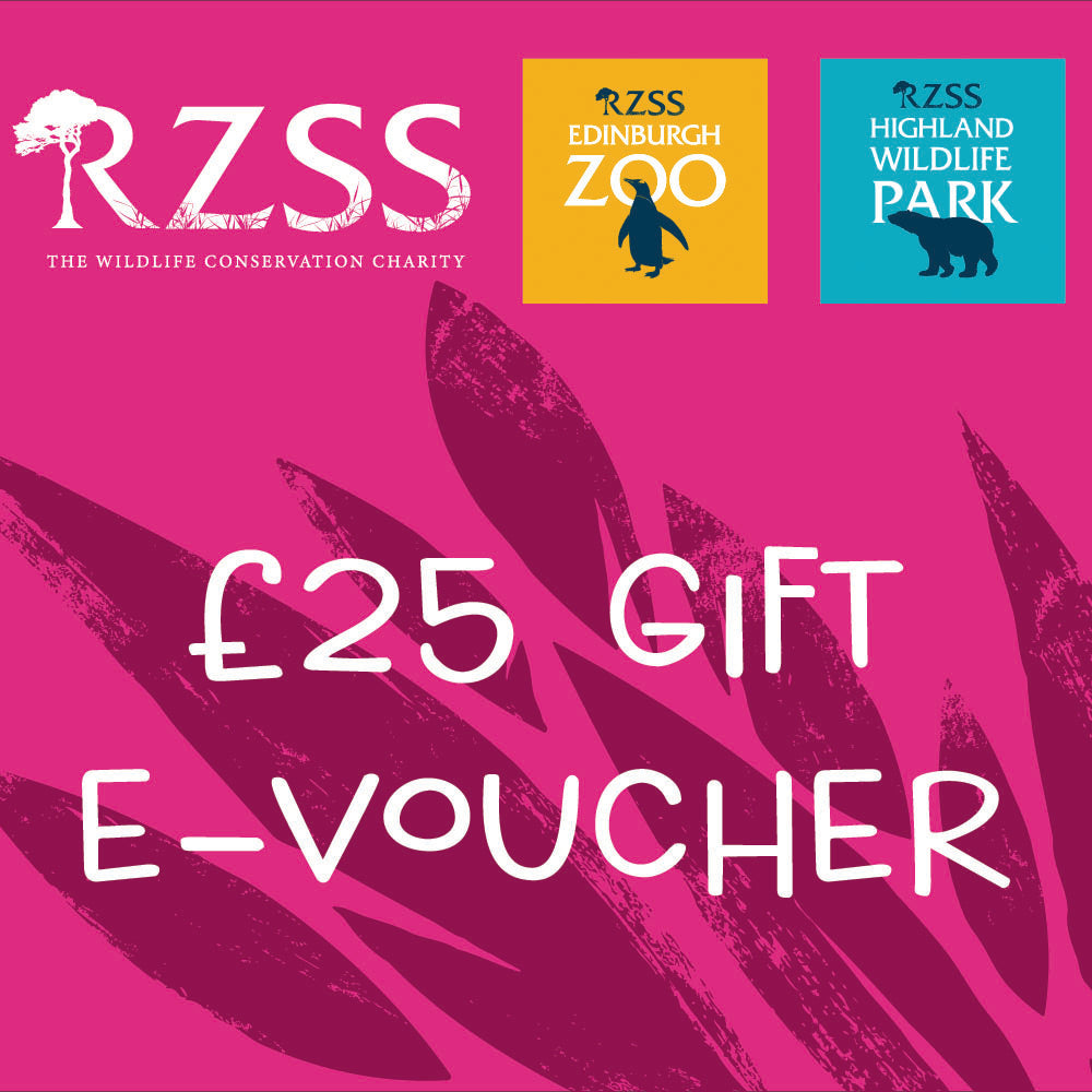 RZSS Gift E-Voucher £25 - Royal Zoological Society of Scotland