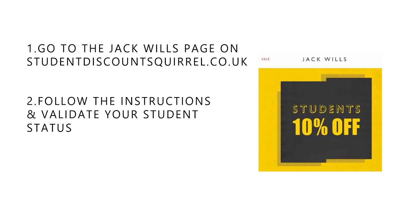 Jack Wills Student Discount - YouTube