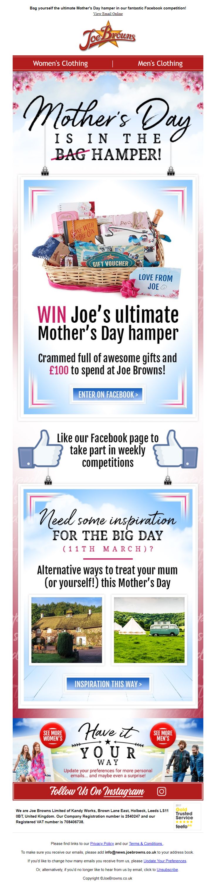 discount vouchers joe browns clothing