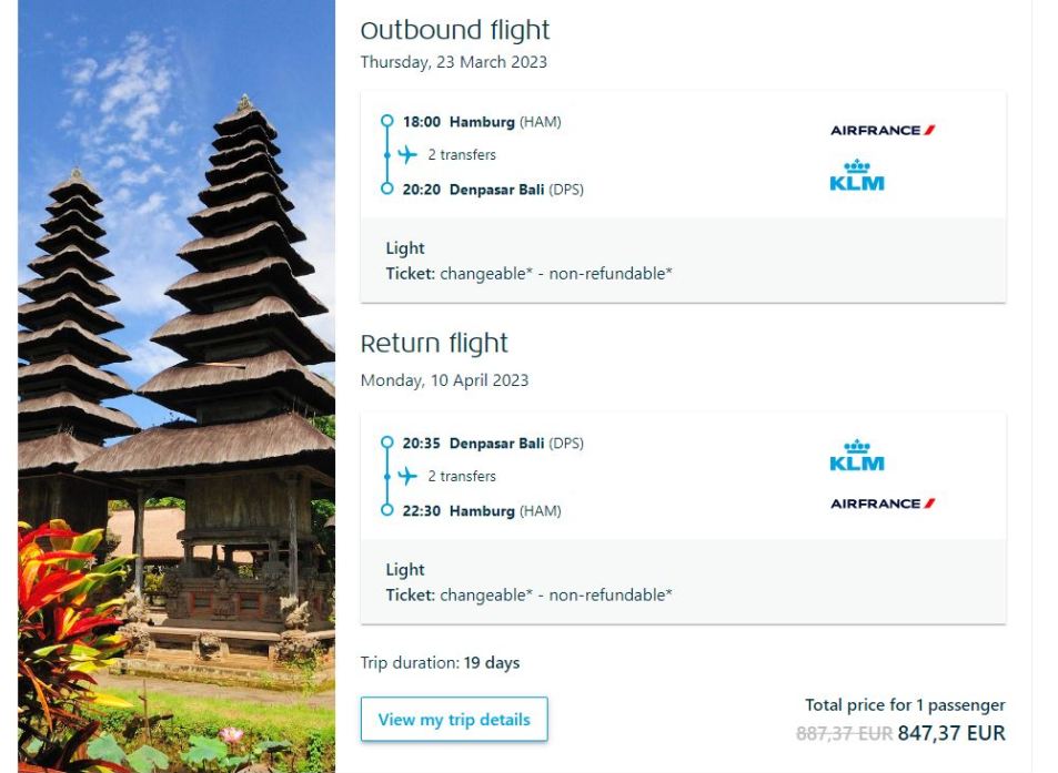 discount vouchers klm flights