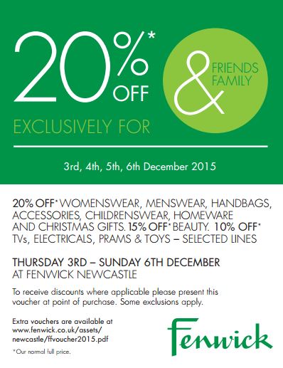 discount vouchers newcastle