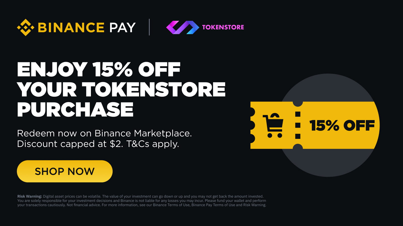 Binance Pay: Get 15% Off Your Next Tokenstore Purchase With ...