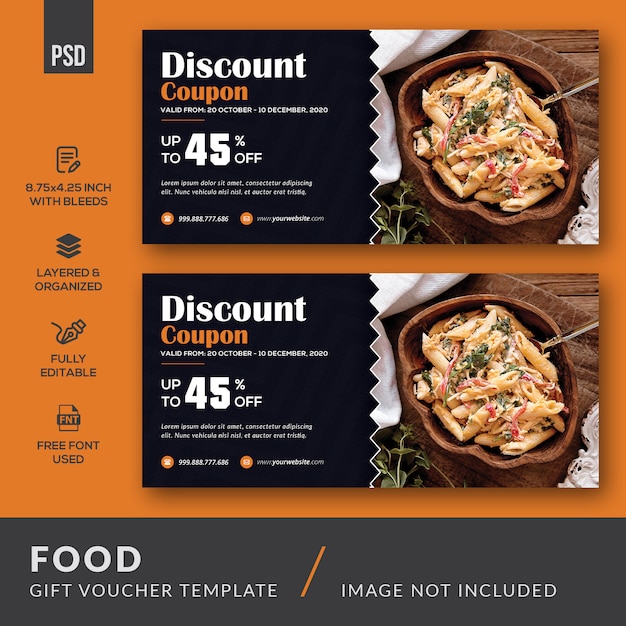 discount vouchers on food