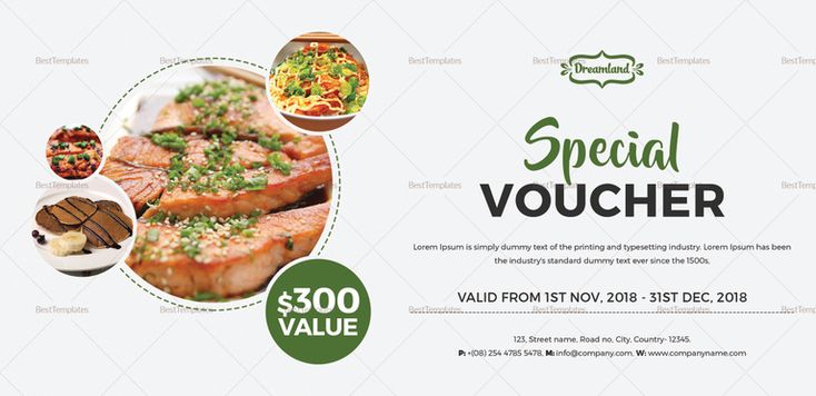 discount vouchers on food