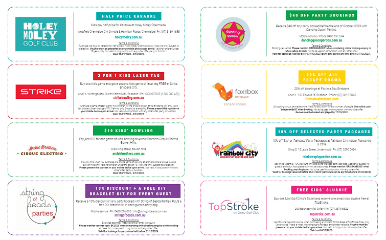 discount vouchers queensland
