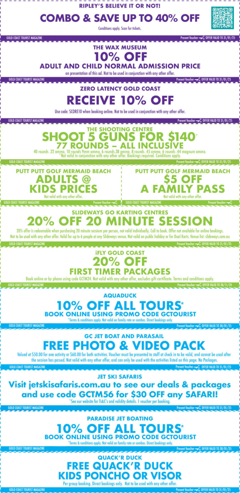 discount vouchers queensland