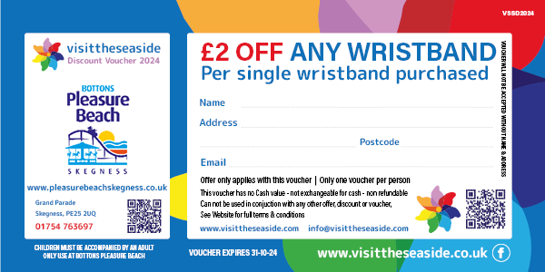 Bottons Pleasure Beach - £2 Off Wristband - Visit the Seaside