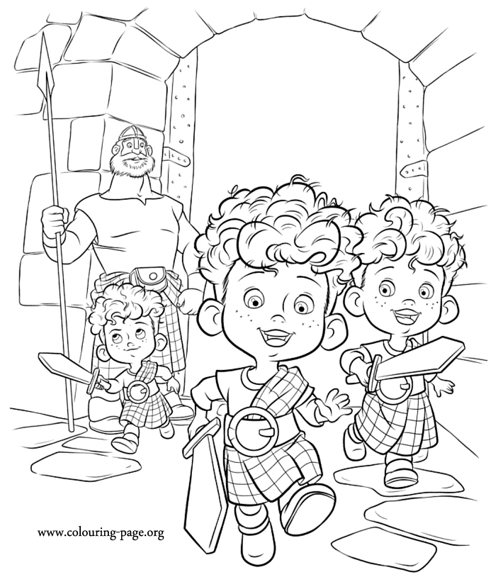 disney brave printable coloring pages
