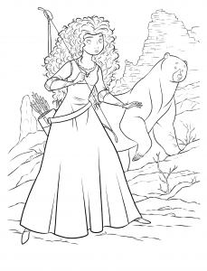 Brave Free printable Coloring pages for kids
