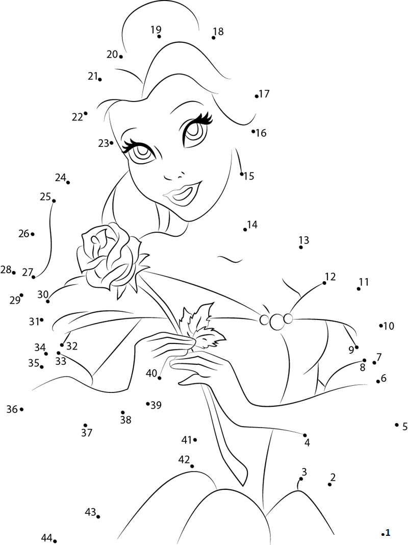 disney connect the dots worksheet