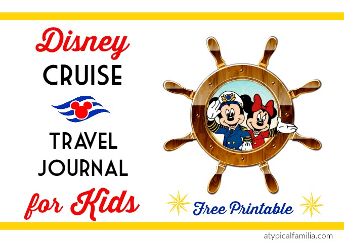 disney cruise printable journal pages