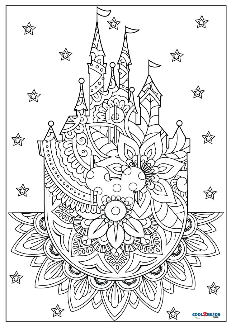 disney mandala coloring pages printable