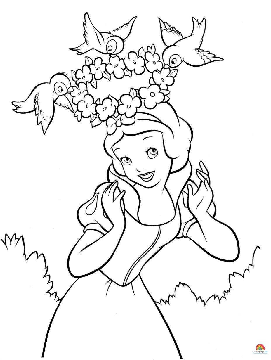 disney princess belle printable coloring pages