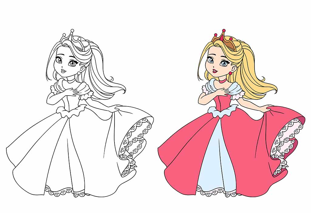 disney princess belle printable coloring pages