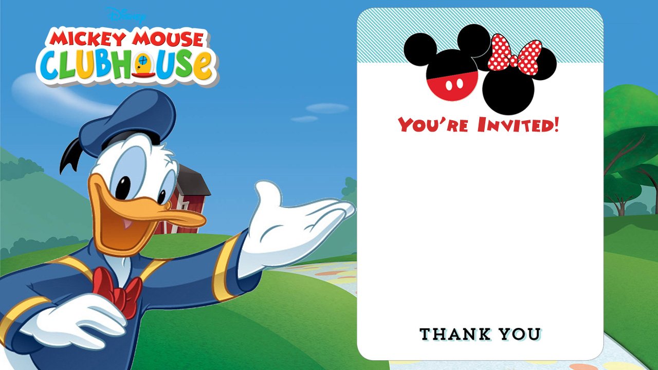 disney printable party invitations free