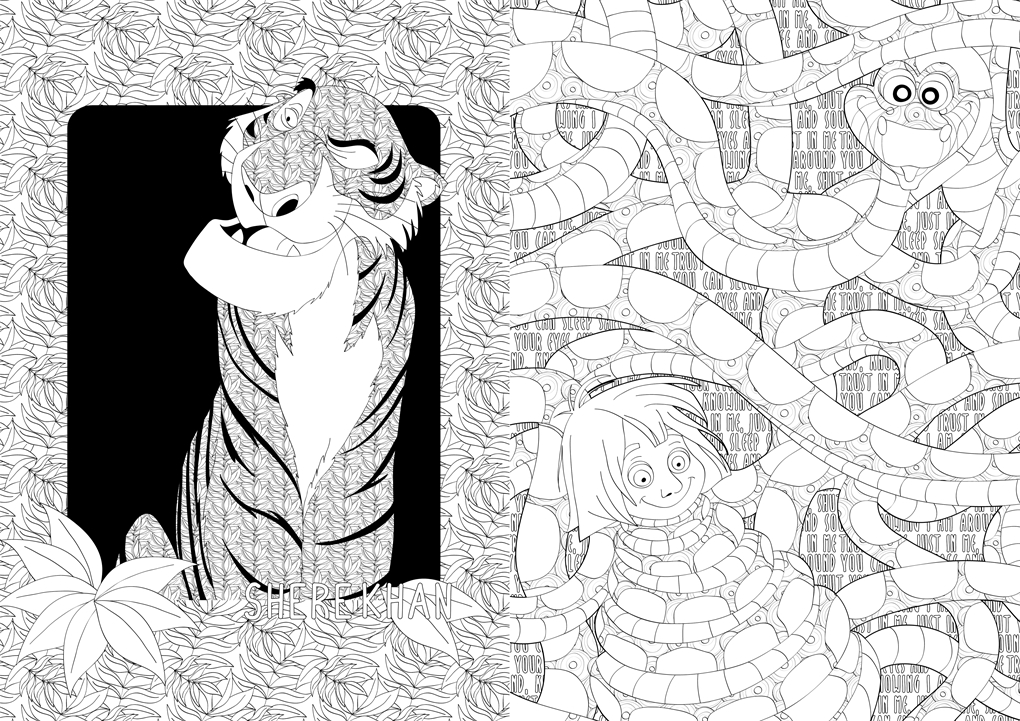 disney villains printable coloring pages