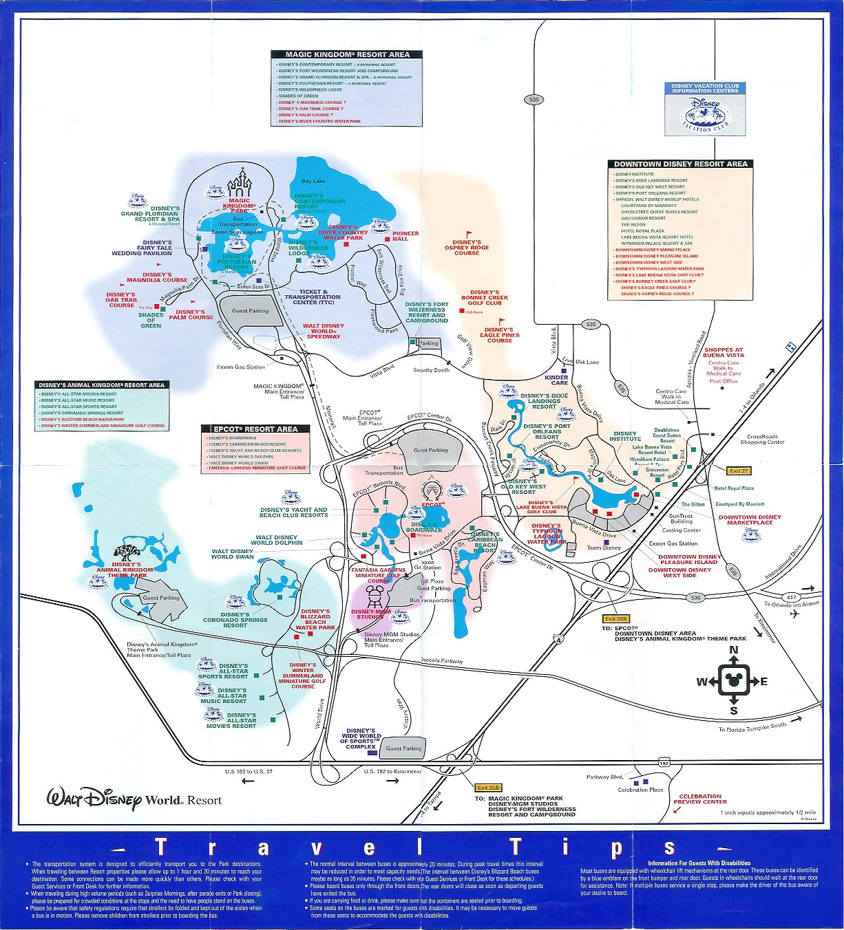 disney world printable maps of parks