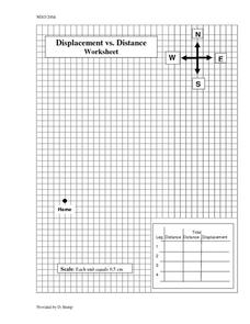 distance and displacement worksheet