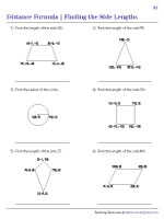Distance Formula Worksheets Worksheets Library