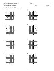 The Distance Formula Worksheets with answers tocheck - Kuta ...
