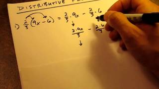 distributive property with fractions and variables worksheet