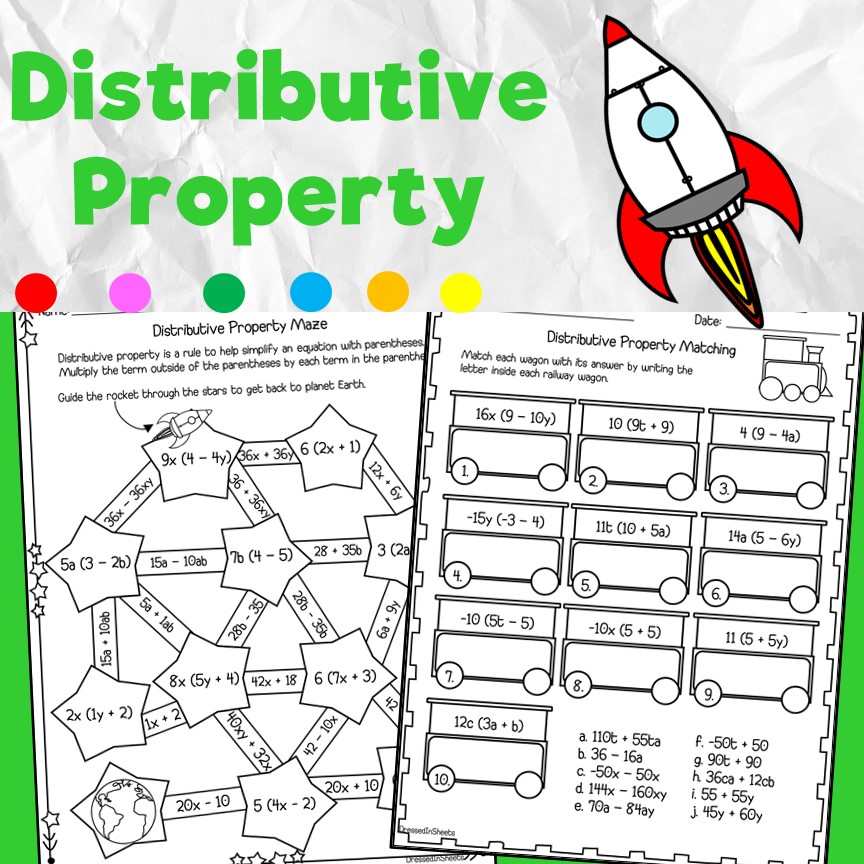 Distributive Property Worksheets | Made By Teachers