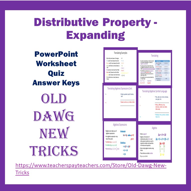 Distributive Property - Expanding Bundle | Made By Teachers