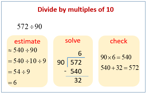 dividing by multiples of 10 worksheet