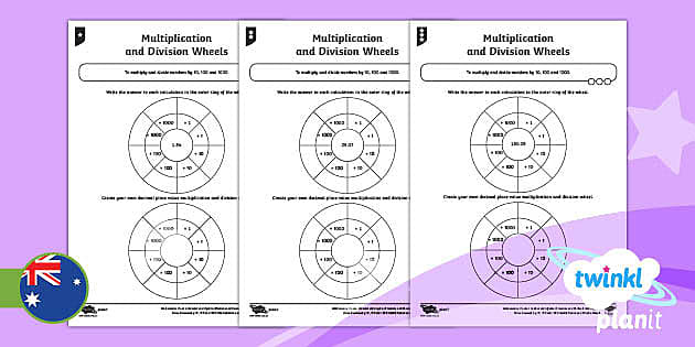 Year 6 Fractions and Decimals: Multiply and Divide Decimals by 10 ...