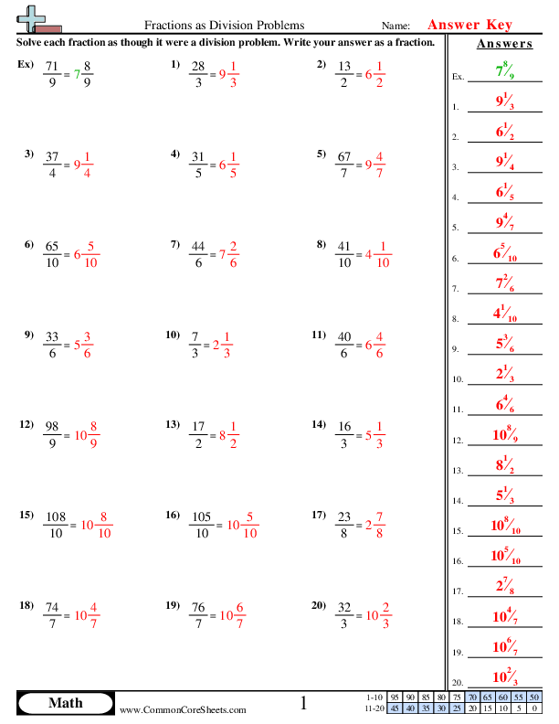 dividing fractions practice worksheet