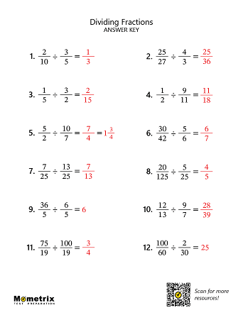 Multiply and Divide Fractions (Review Video, Practice &  Worksheets)