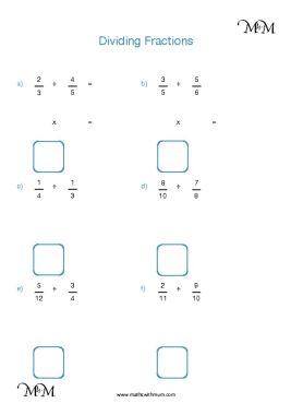 Dividing Fractions - Maths with Mum