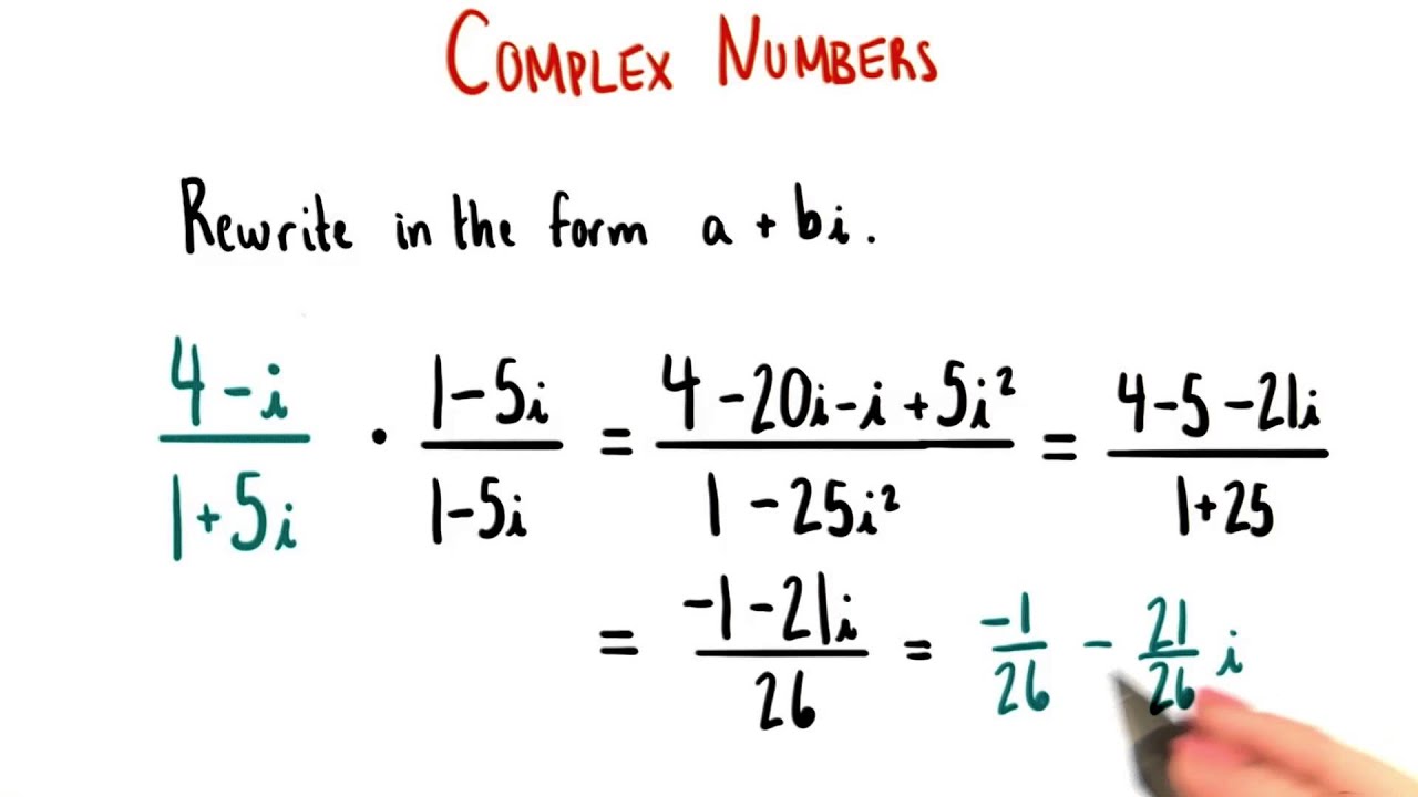 Dividing Complex Numbers - College Algebra