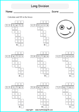 Division Worksheets | Printable Division Worksheets for Teachers