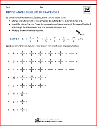 dividing mixed numbers worksheet