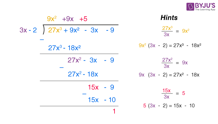 Polynomial Division Questions | Polynomial Division Questions with ...