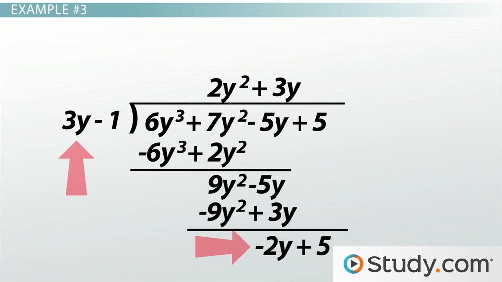 Dividing Polynomials with Long and Synthetic Division: Practice Problems  Video