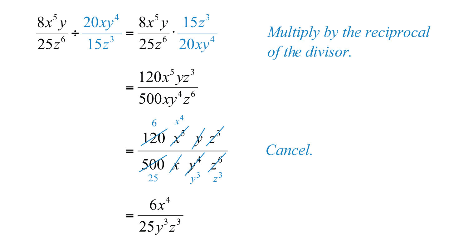 dividing rational expressions worksheet answers