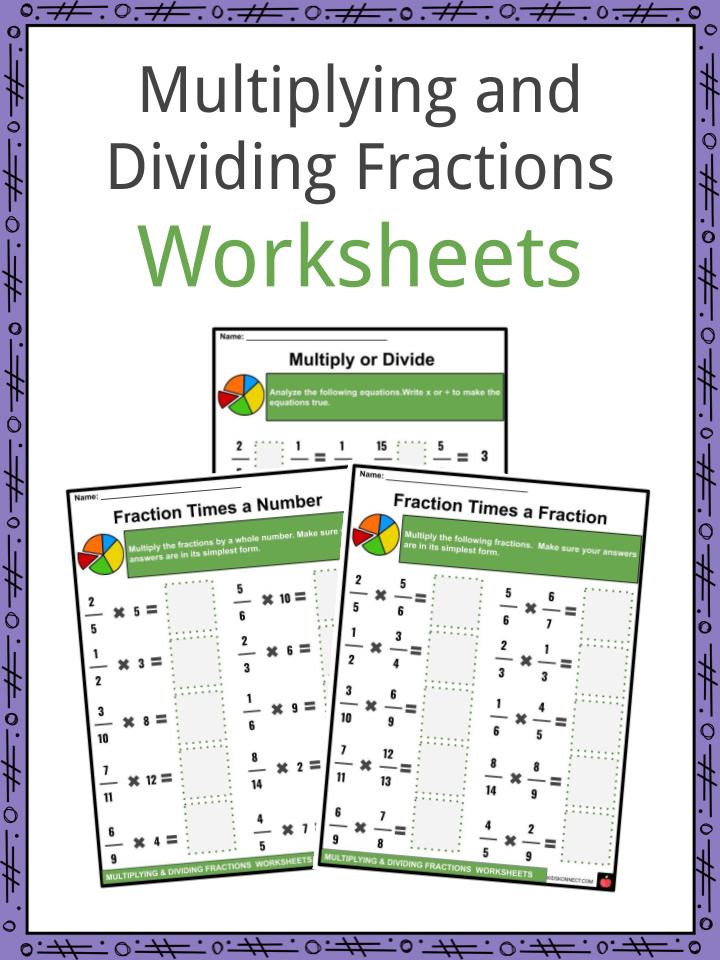 Multiplying and Dividing Fractions Facts &  Worksheets For Kids