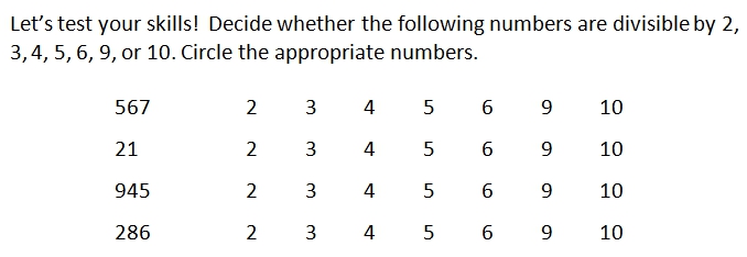 Divisiblity Rules worksheet with answer key (pdf). 21 scaffolded ...