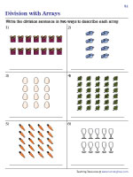 Division: Arrays for Division (Part One) | Worksheet | Education.com ...
