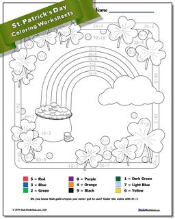 Division Color By Number - Math Worksheets