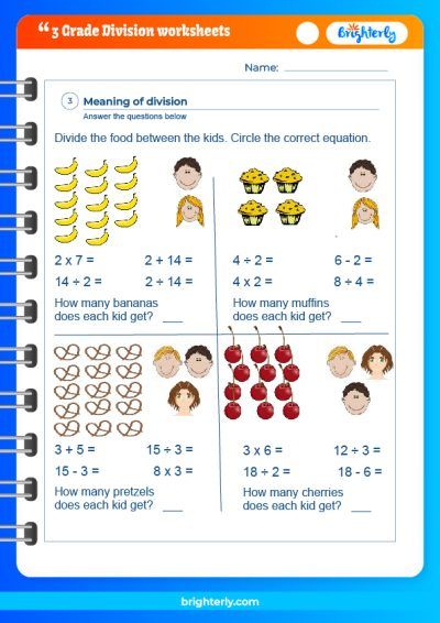 FREE Printable Division Worksheets for Grade 3 [PDFs] Brighterly