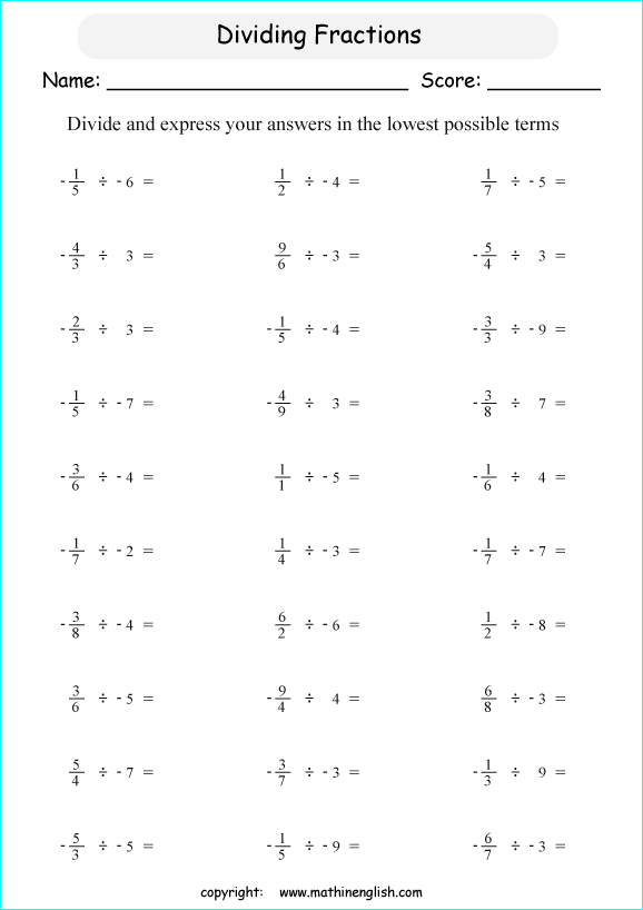 Printable primary math worksheet for math grades 1 to 6 based on ...