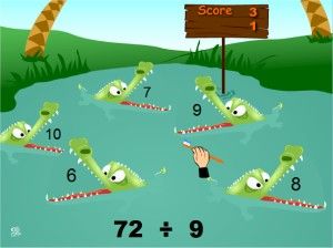 Math Online Division Games for 3rd Grade &  4th Grade